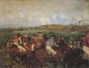 The Gentlemen's Race Before the Start (mk09) Edgar Degas